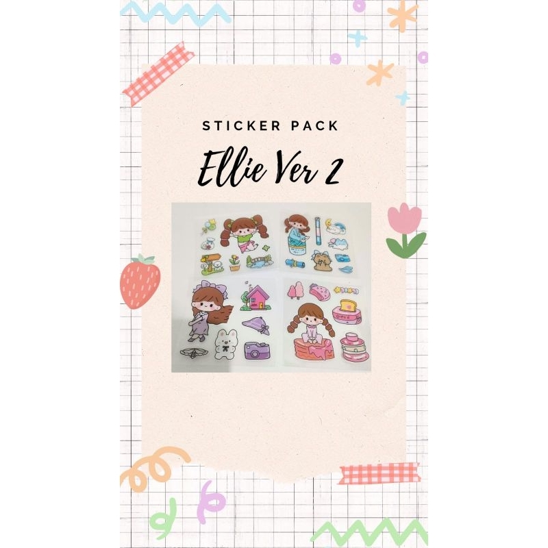 

Sticker Pack Ellie Ver 2 Anti Air Scrapbook/Journal/DIY