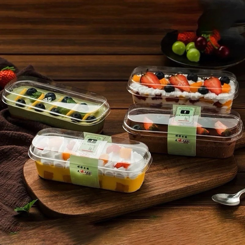 Mika Box Dessert Premium / Korean Dessert Box / Box Dessert Persegi Panjang / Dessert Tiramisu