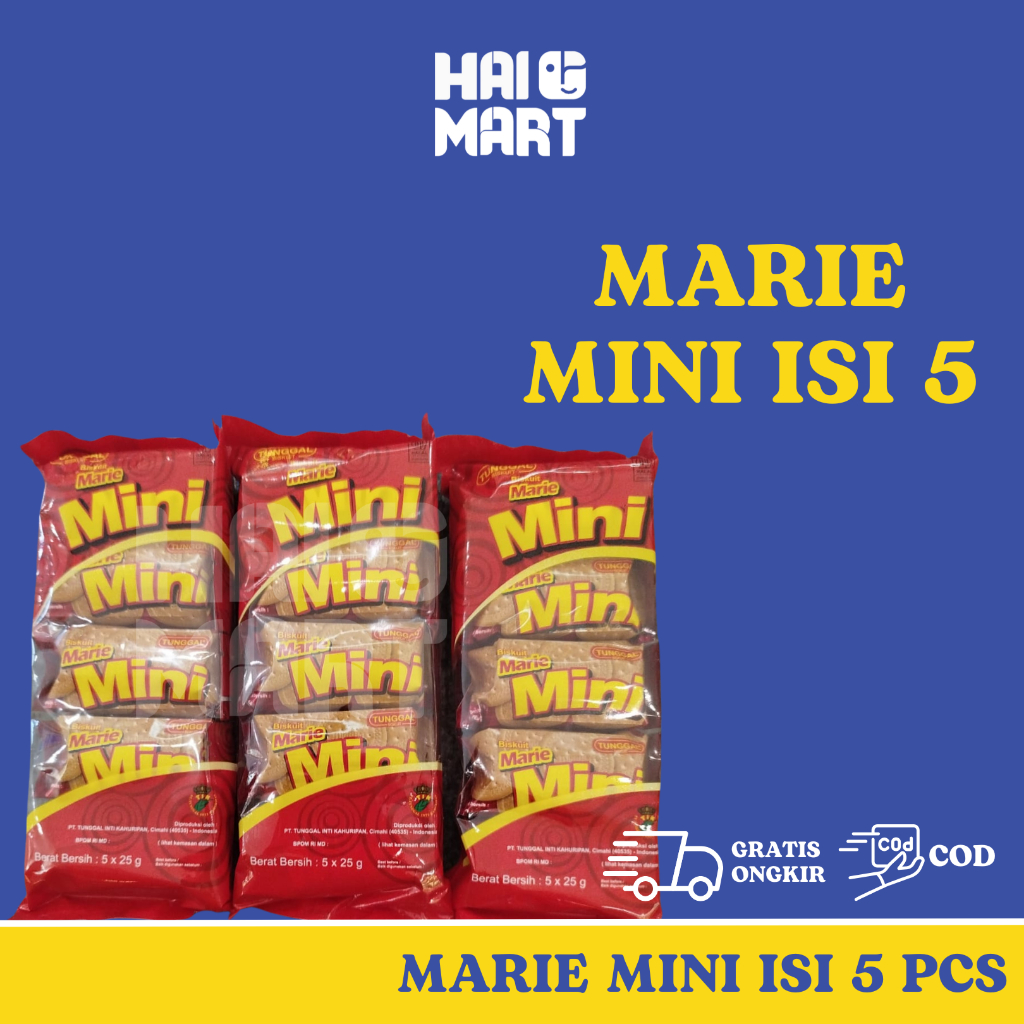 

Tunggal Biskuit Marie Mini (Isi 5 pcs)