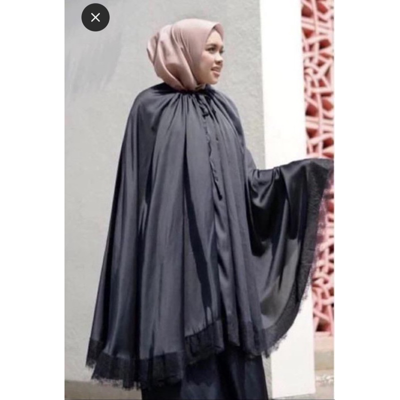 Buttonscarves As is Prayer Robe lace black (New)