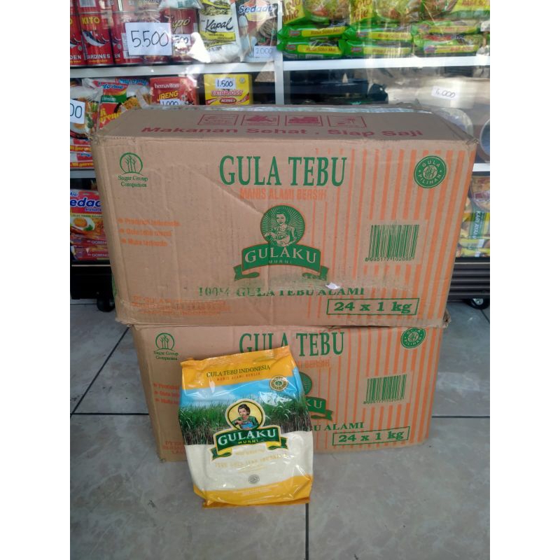 

Gulaku kuning 1kg ( 1 karton isi 24 kg )
