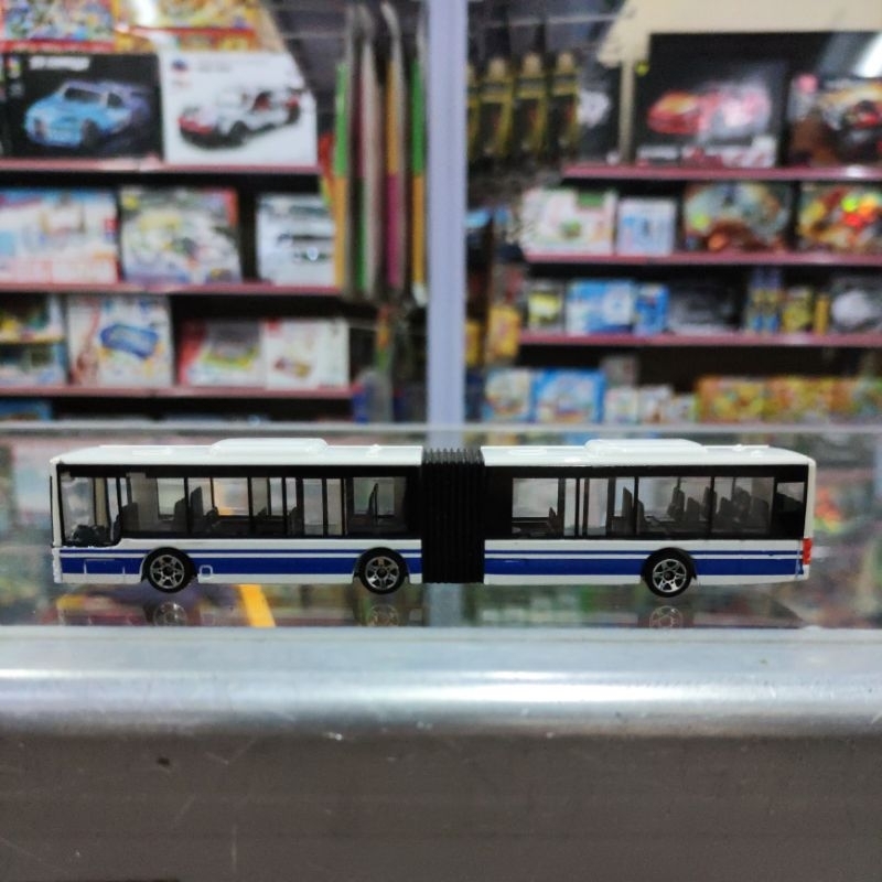 realtoy city transport bus diecast miniatur mobil putih