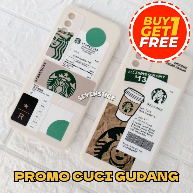 Case Starbucks Vivo Y51 Y21 Y12 Y15S Y20 Y31 Y50 Y53 Y91 Y93 Y91C