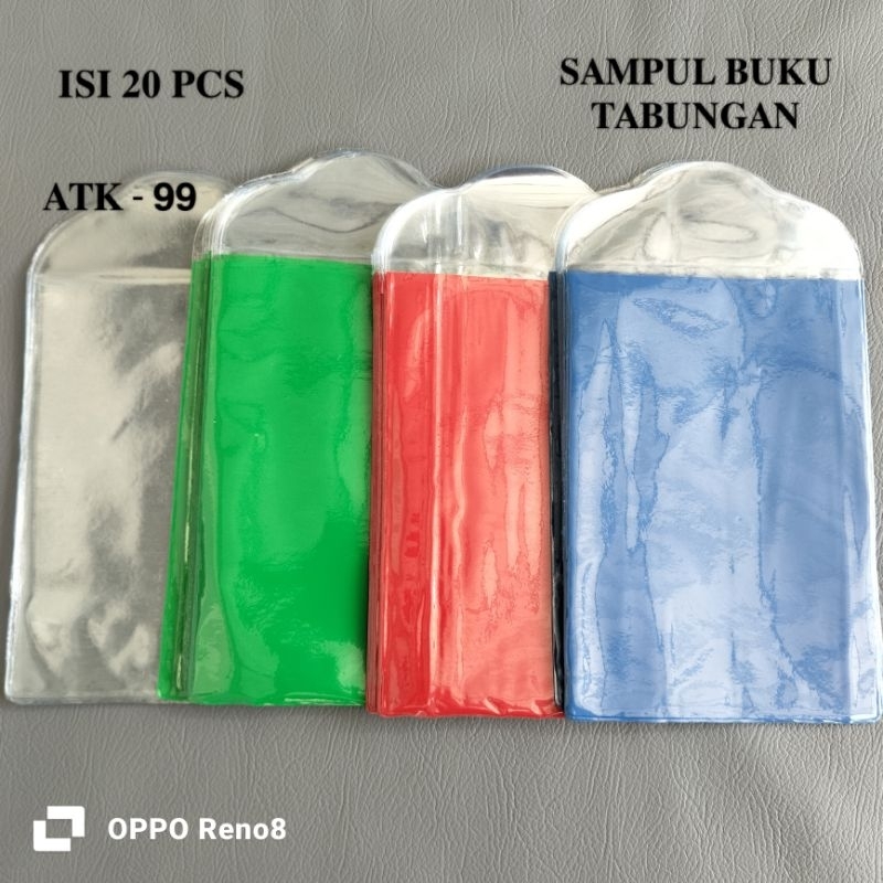 

20 Pcs Sampul Pelastik Iuran Spp / Sampul Pelastik Mika Buku Tabungan