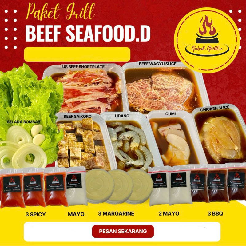 

PAKET BEEF SEAFOOD.D || PAKET BBQ || PAKET GRILL PROMO