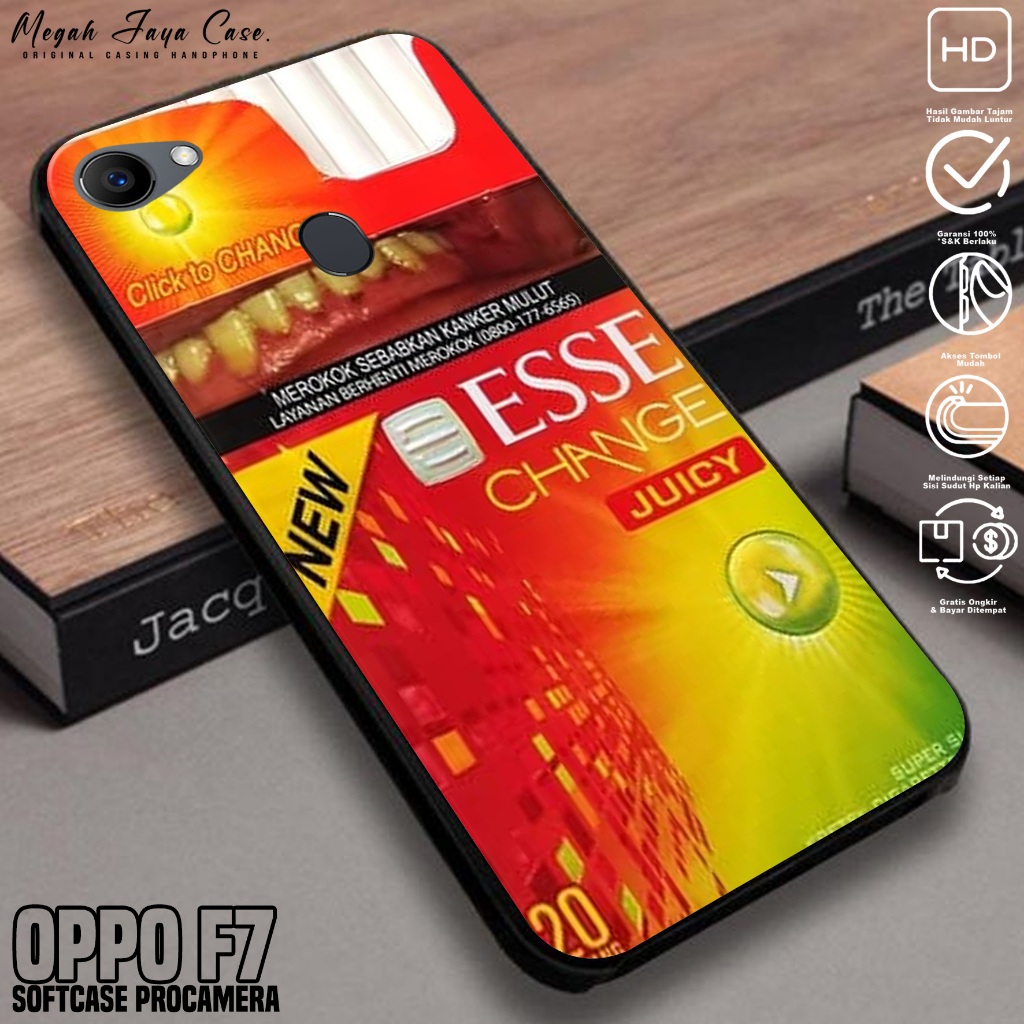 Case OPPO F7 - Softcase Hp OPPO F7 Motif ESS - Casing Hp Oppo F7 -  Silikon Hp Oppo F7 - Kondom Hp O