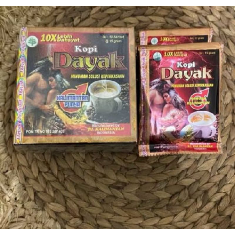 

Kopi Dayak 1 Box Isi 10 Sascet