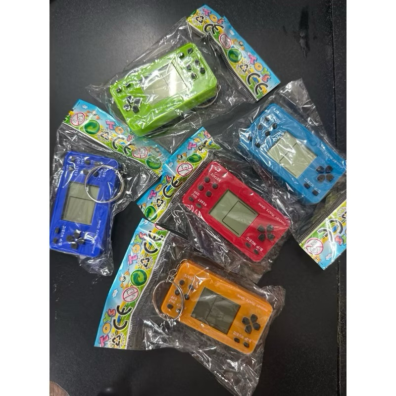 Keyring Konsol Game Transparan / Konsol Game Mini Gantungan Kunci