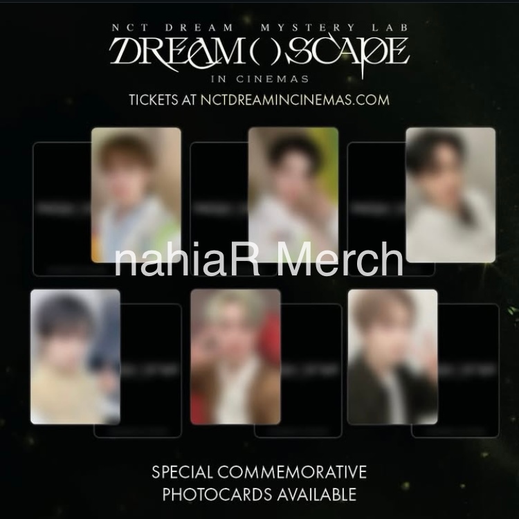 NCT Dream Mystery Lab: Dream()scape in Cinemas x CGV Official Photocard