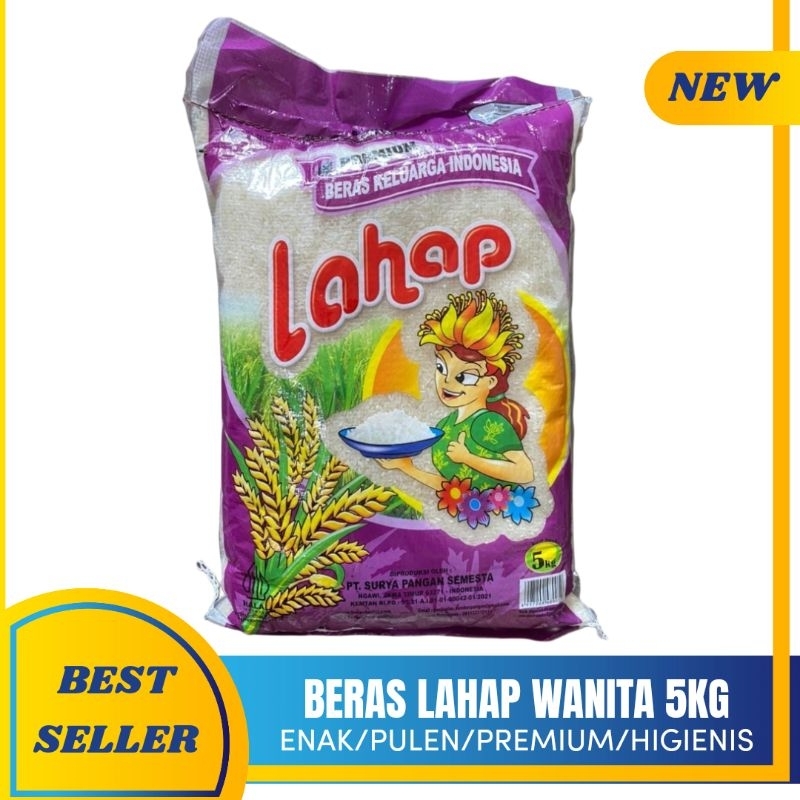 

BERAS PULEN LAHAP WANITA KEMASAN 5KG ENAK/HIGIENIS/PULEN/ORIGINAL/MURAH/PUTIH/PUNEL/WANGI/BERSIH