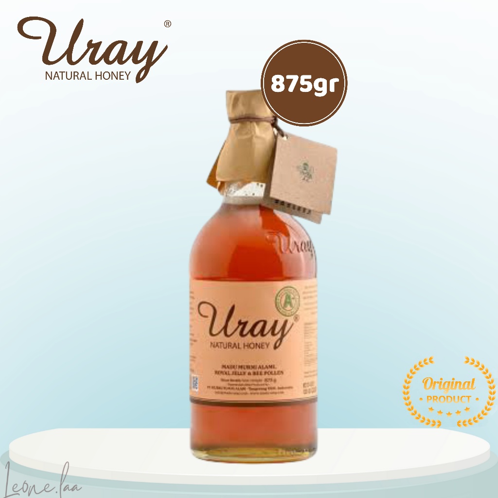 

Madu Uray Natural Honey Grade A+ 875gr - with Royal Jelly & Bee Pollen 875g