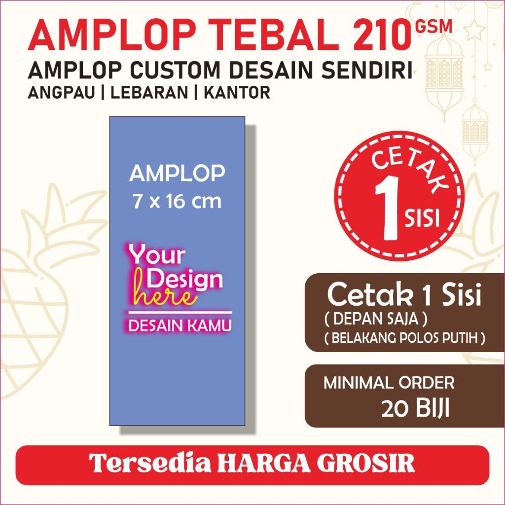 

Amplop Premium Tebal 210gsm | Amplop Lebaran Idul Fitri Custom Design Suka Suka | Cetak Amplop Desain dari Pembeli | Amplop Lebaran Angpau Idul Fitri Panjang Bahan Tebal Custom | Amplop Lebaran Foto Nama Ukuran Sedang Besar | Amplop Artpaper GalaksiNova