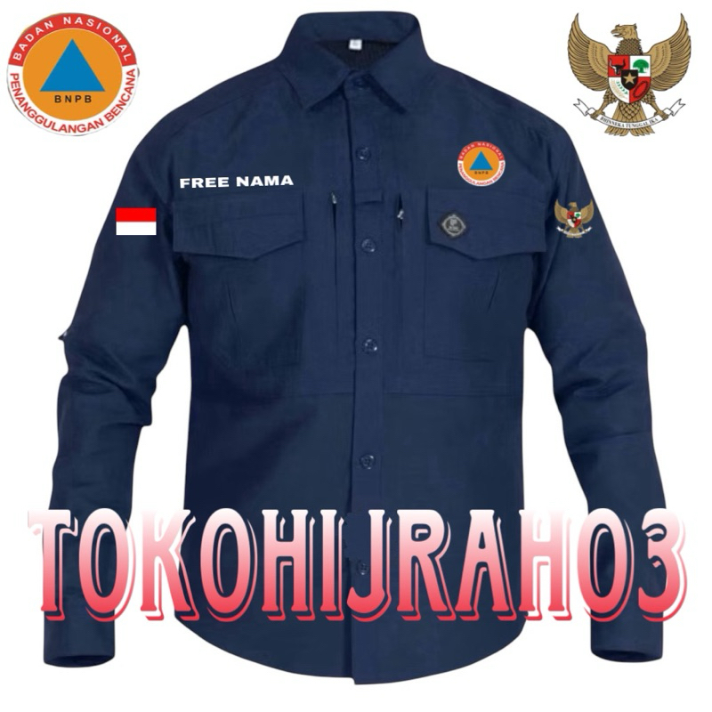 SERAGAM TACTIKAL DRILL BNPB BADAN NASIONAL PENANGGULANGAN BENCANA SERAGAM TACTIKAL DRILL PDL BNPB KE