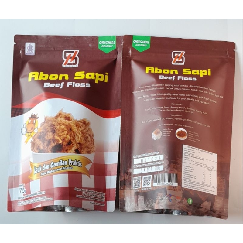 

Abon Sapi Original dengan Gula Aren Spesial tanpa MSG dan Pengawet