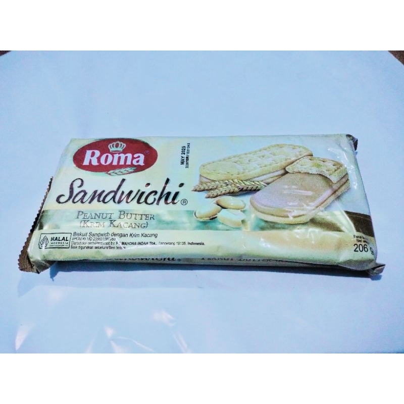 

Sandwich Roma Peanut Butter /Chocolate Bon Bon 206 GR