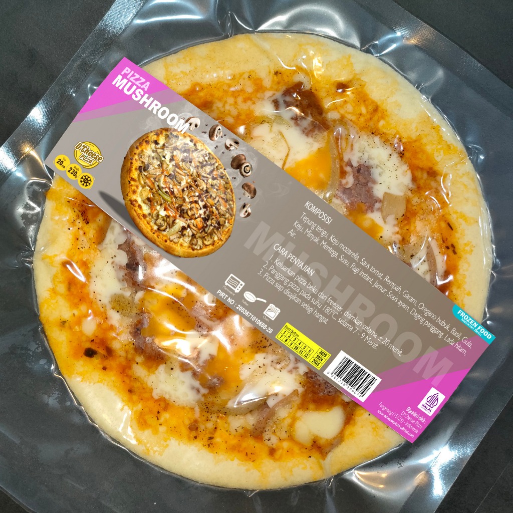 

DCheese Pizza-Mushroom_Frozen Pizza Home Made