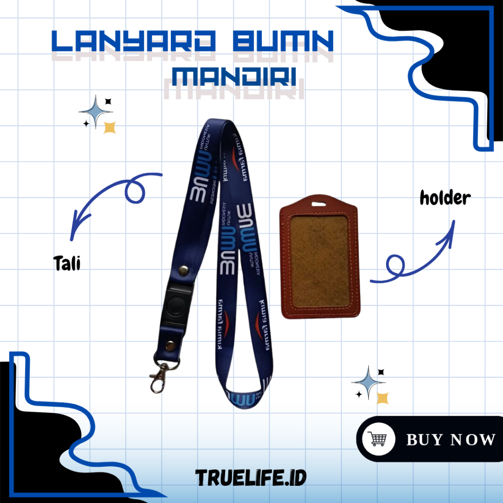 

Tali id card Mandiri BUMN // Ready Stock