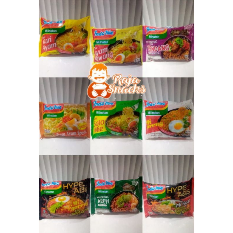 

Indomie | Seleraku, kemasan bungkus berisi 40pcs/dus@85gr
