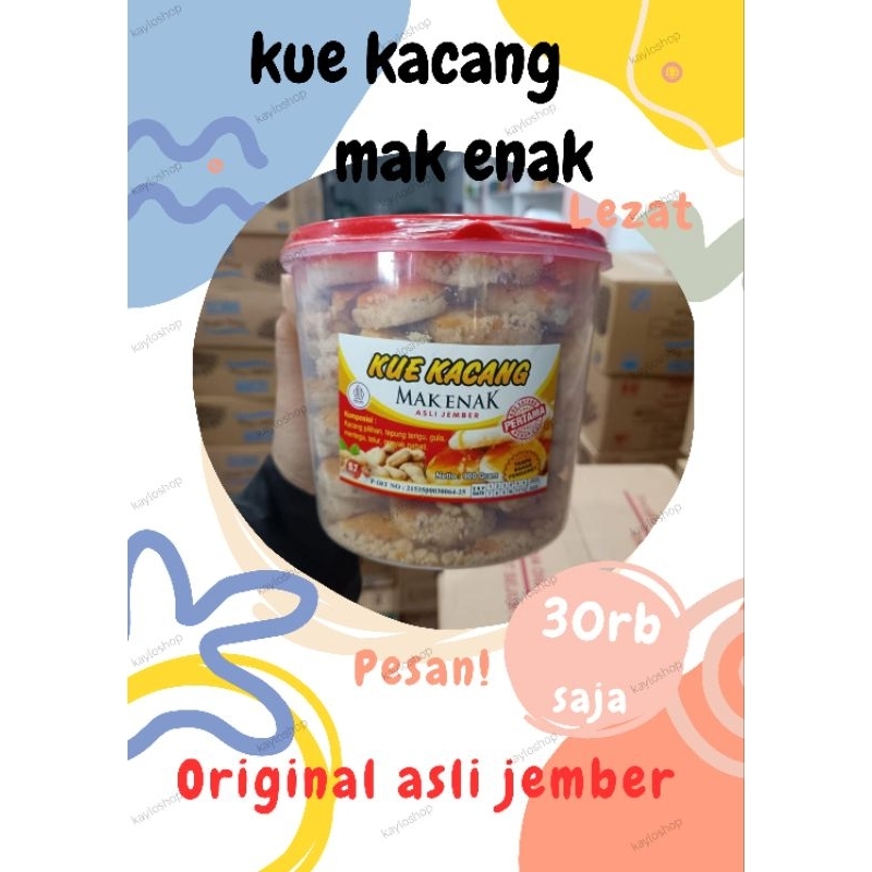 

Kue Kacang original MAK ENAK asli Jember