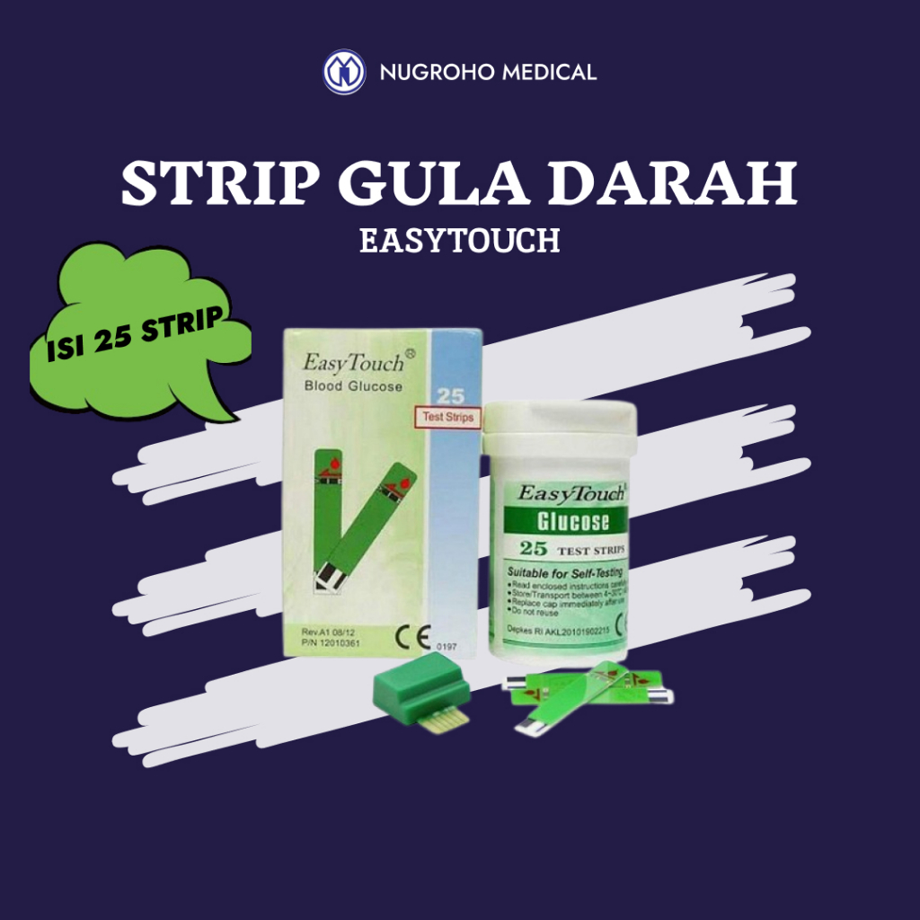 easytouch blood glucosa / strip tes gula darah