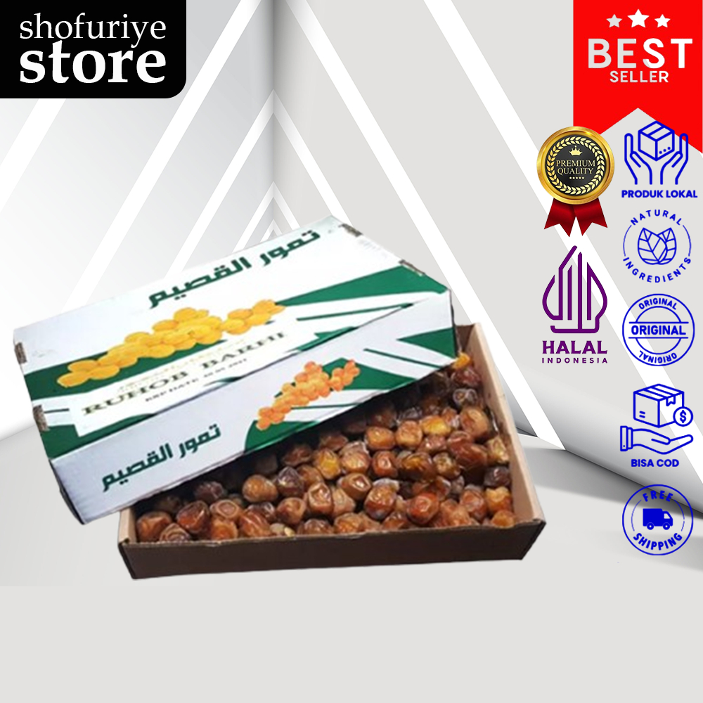

Kurma Sukari Kurma Raja 3 kg Lembut Manis Legit Premium