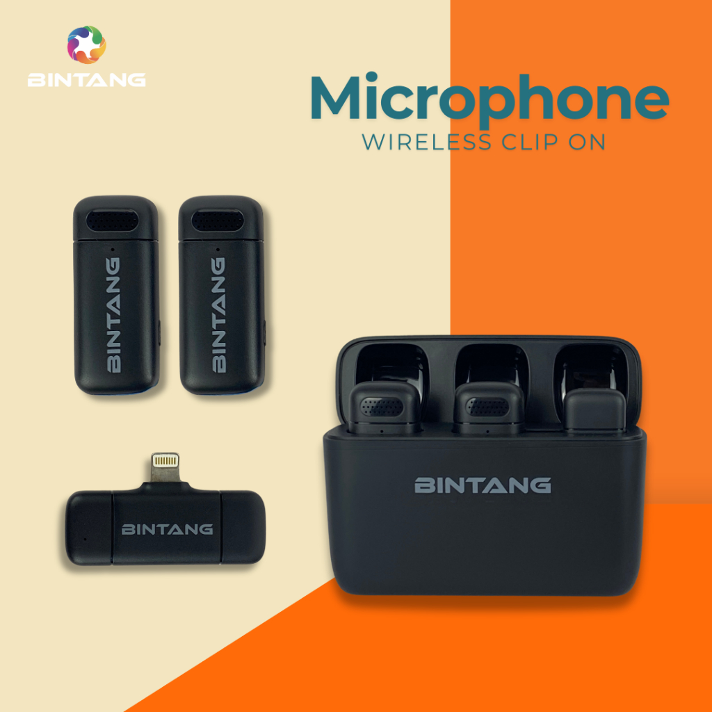 CLIP-ON MICROPHONE WIRELESS BT M25DC LIGHTNING