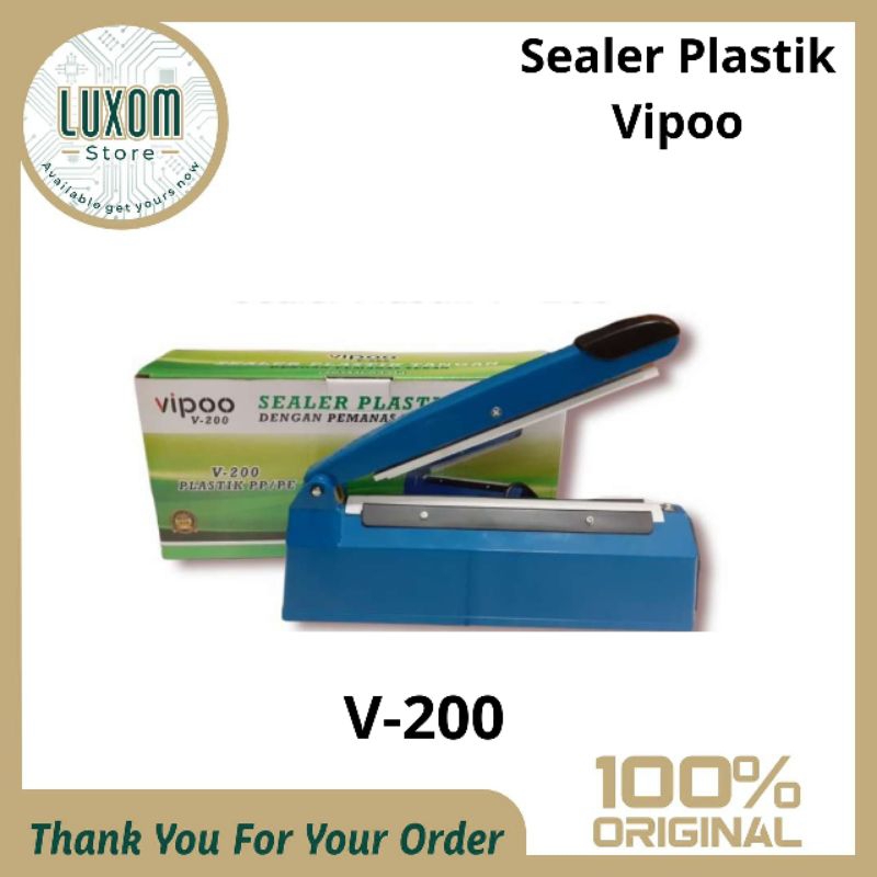 Vipoo Sealer Plastik V-200/sealer plastik/vipoo/v-200