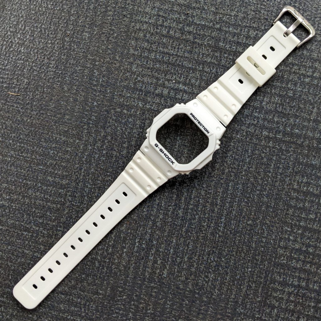 BNB STRAP BEZEL GSHOCK G SHOCK DW 5600 GW B5600 GRX 5600  DW 5700 SOLID WHITE