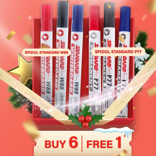 

SPIDOL WHITEBOARD STANDARD W88 PAPAN TULIS MARKER WARNA MURAH HITAM MERAH BIRU HIJAU