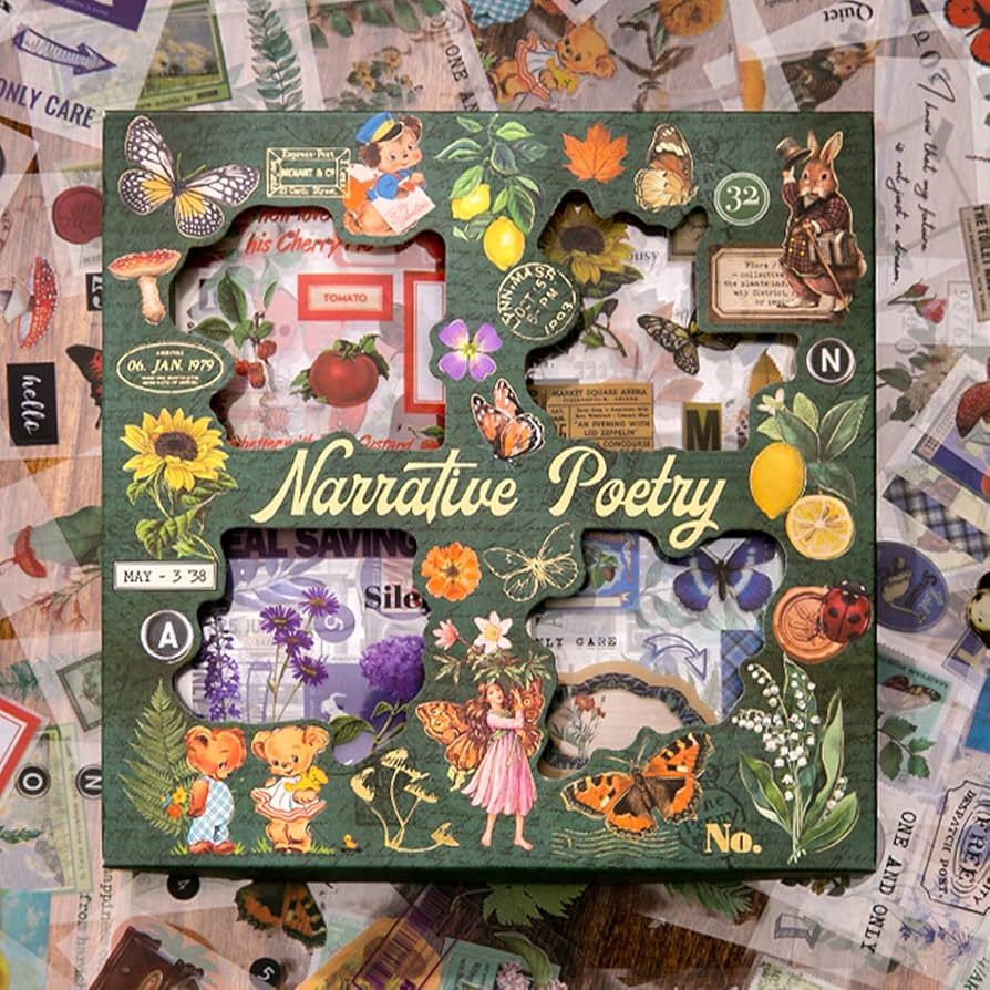 

(1 SET = 10 LEMBAR) STICKER FANCY / STICKER AESTHETIC JOURNAL / STIKER AESTETIK JURNAL / STIKER DEKORASI KEKINIAN / STICKER MOTIF / STICKER NARRATIVE POETRY / VINTAGE / ANTIK