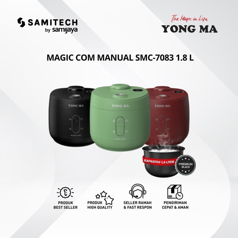 MAGIC COM YONGMA SMC-7083 SMC 7083 1.8LITER BERGARANSI