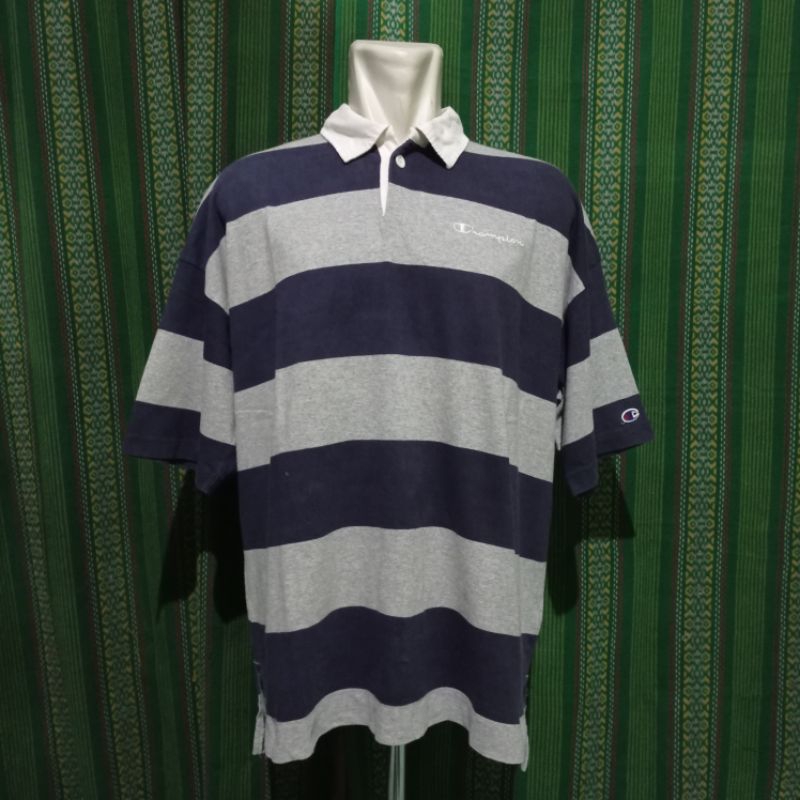 kaos polo shirt rugby juara second