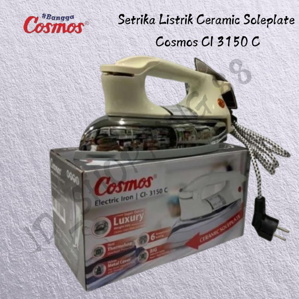 Setrika Listrik Cosmos CI 3150 C Ceramic Soleplate