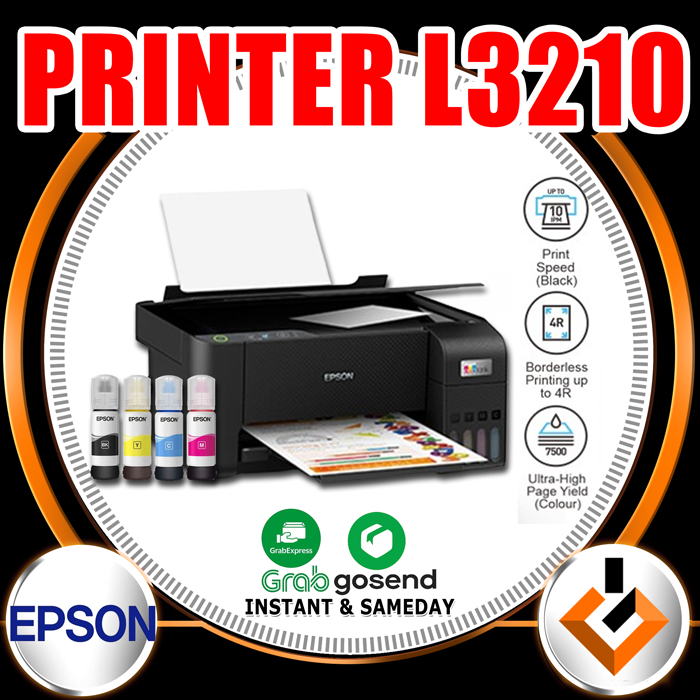 Printer Epson L3210 All in One / Epson Printer l 3210 Print, scan dan copy L-3210