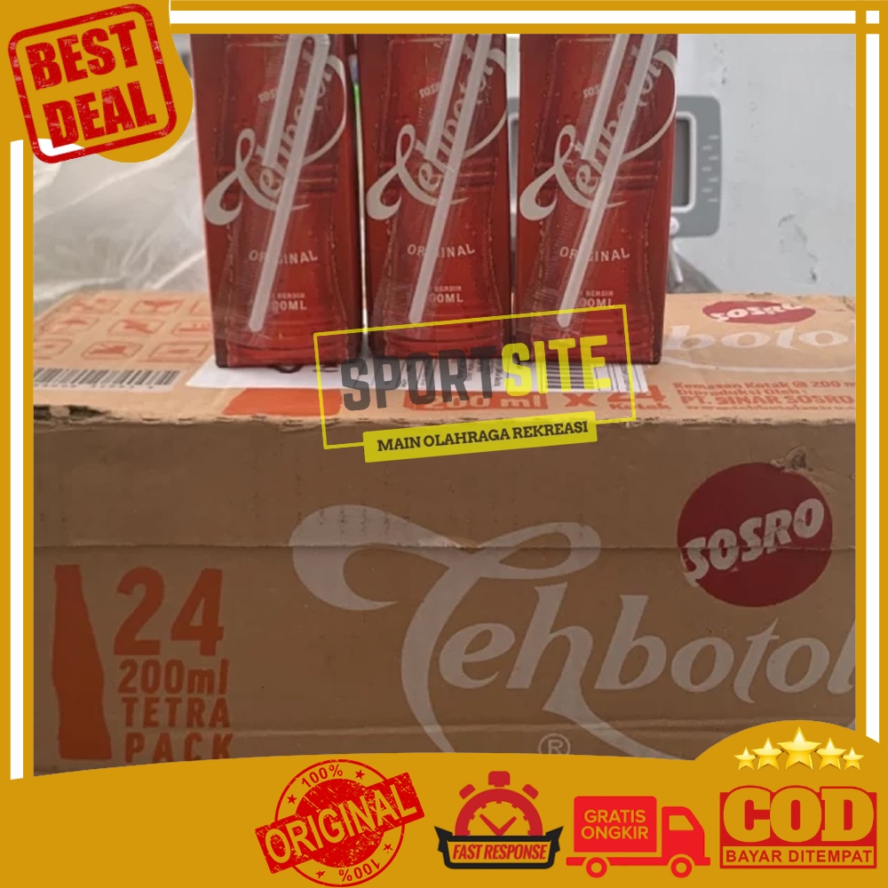 

Teh Botol Sosro Kotak 200 ml TehBotol 200ml Dus Box Karton isi 24pcs Drink Minuman Original