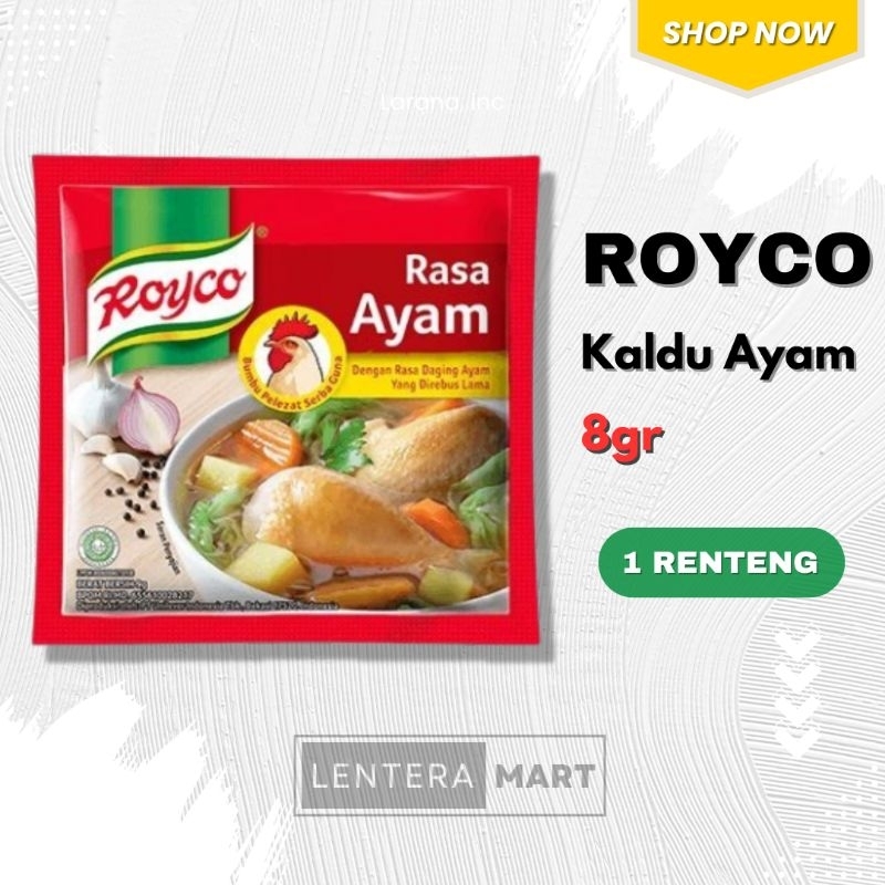 

BUMBU PENYEDAP RASA ROYCO AYAM 8gr (12pcs)