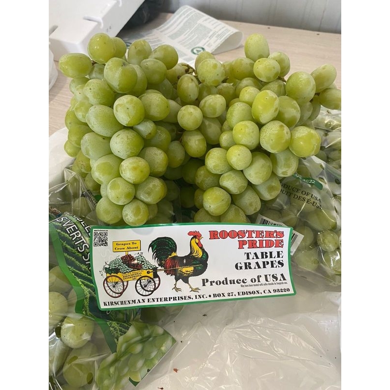 

Rooster's pride Table Grapes produce of USA