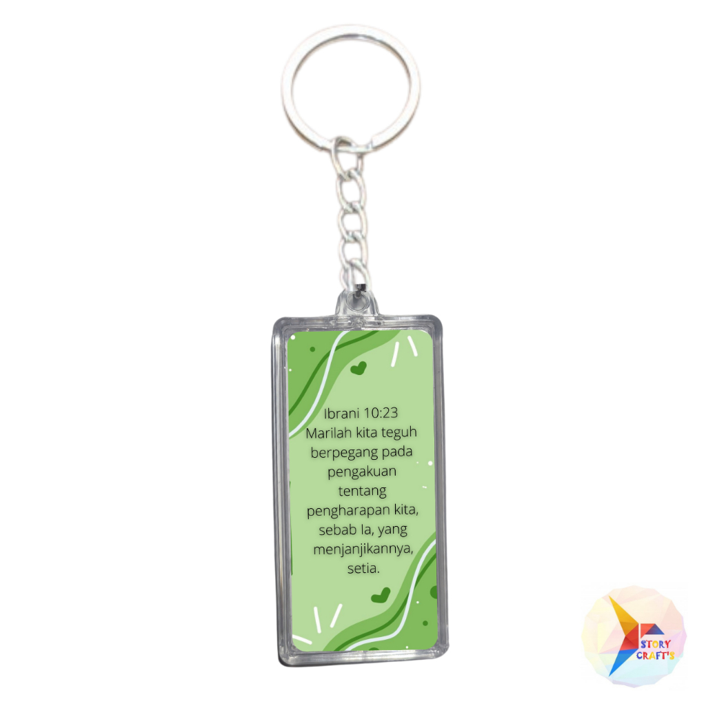 Gantungan Kunci Alkitab Ibrani 10:23