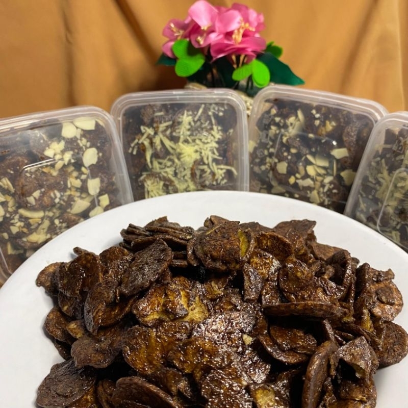 

Keripik Pisang Coklat Lumer 150gr by [Ghulam Berkah Snack]