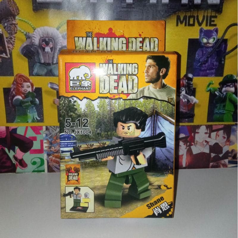 [Brick] Minifigure The Walking Dead Shane Lego Brick Rare