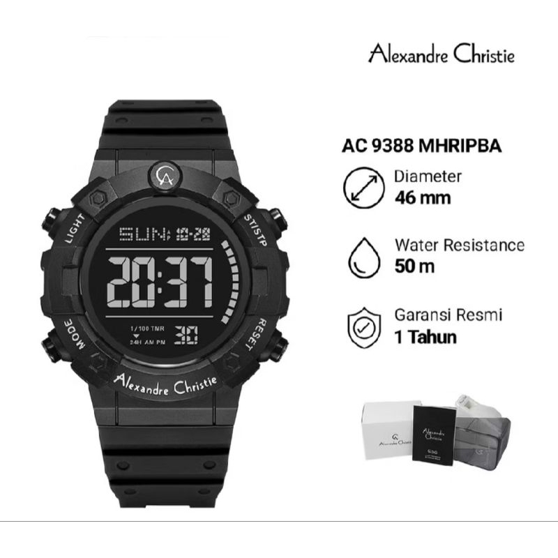 Alexandre Christie Jam Tangan Digital AC 9388 MH SERIES