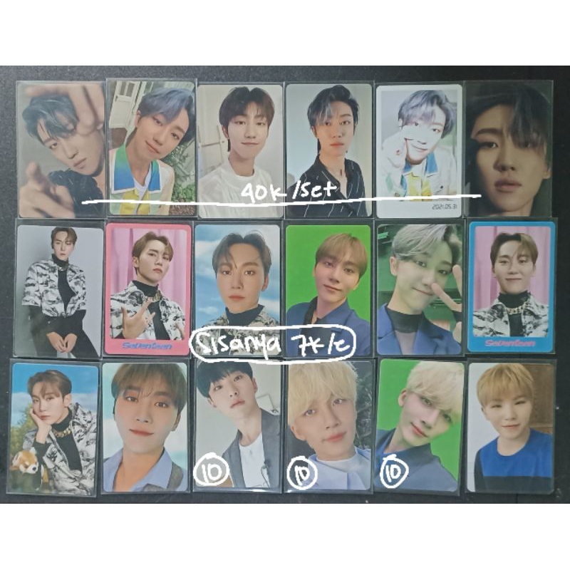 [CLEARANCE SALE PHOTOCARD SEVENTEEN] PC SEVENTEEN DICON MINGYU WONWOO HOSHI SEUNGKWAN THE8 SCOUPS VE