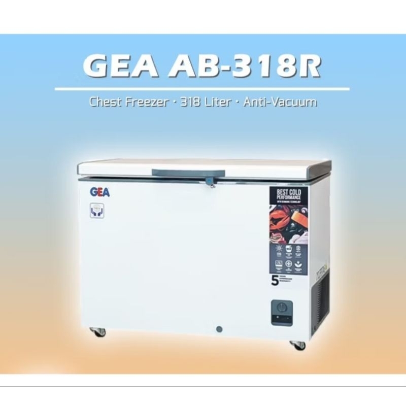 GEA AB 318R FREEZER BOX KAPASITAS 300 LITER