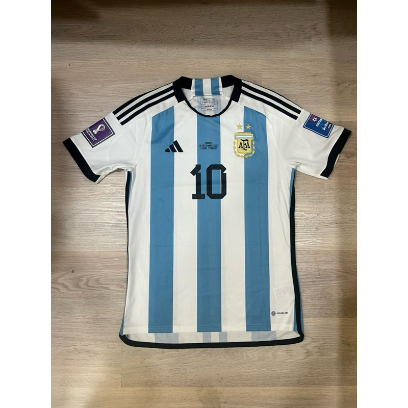 Jersey Argentina Home 2022 World Cup Champion Lionel Messi Size M Original