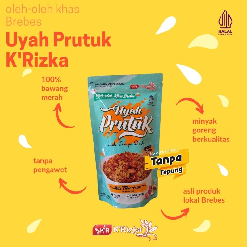 

UYAH PRUTUK MIX TELUR ASIN K'RIZKA 110 GR