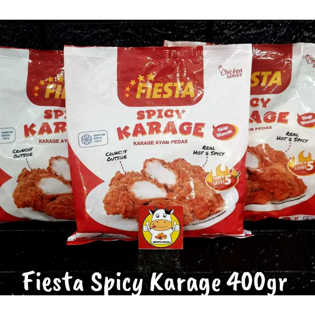 

FIESTA SPICY KARAGE 400GR-FROZEN FOOD-BRONTZ JOGJA