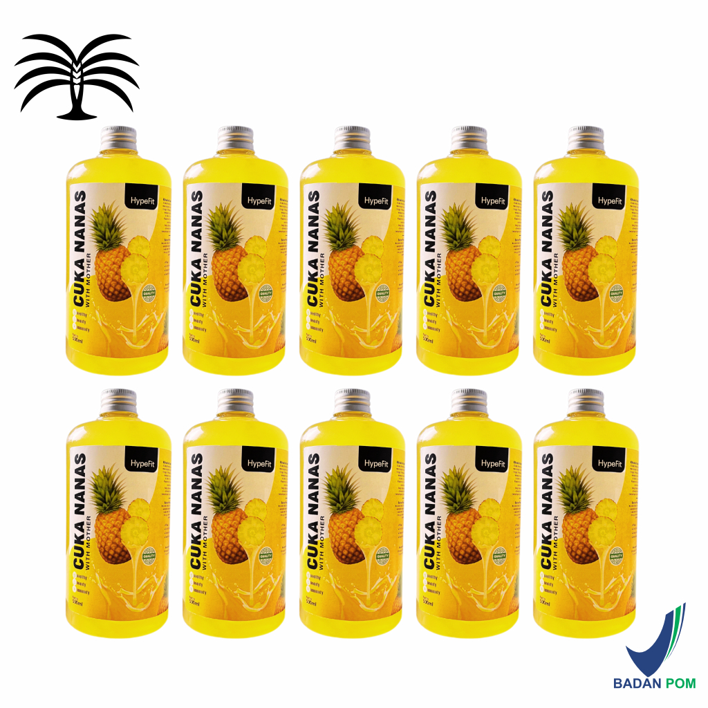 

Hypefit Cuka Nanas 500ml - 10pcs Cuka Nanas Organik Tanpa Campuran | Kurma Group Official