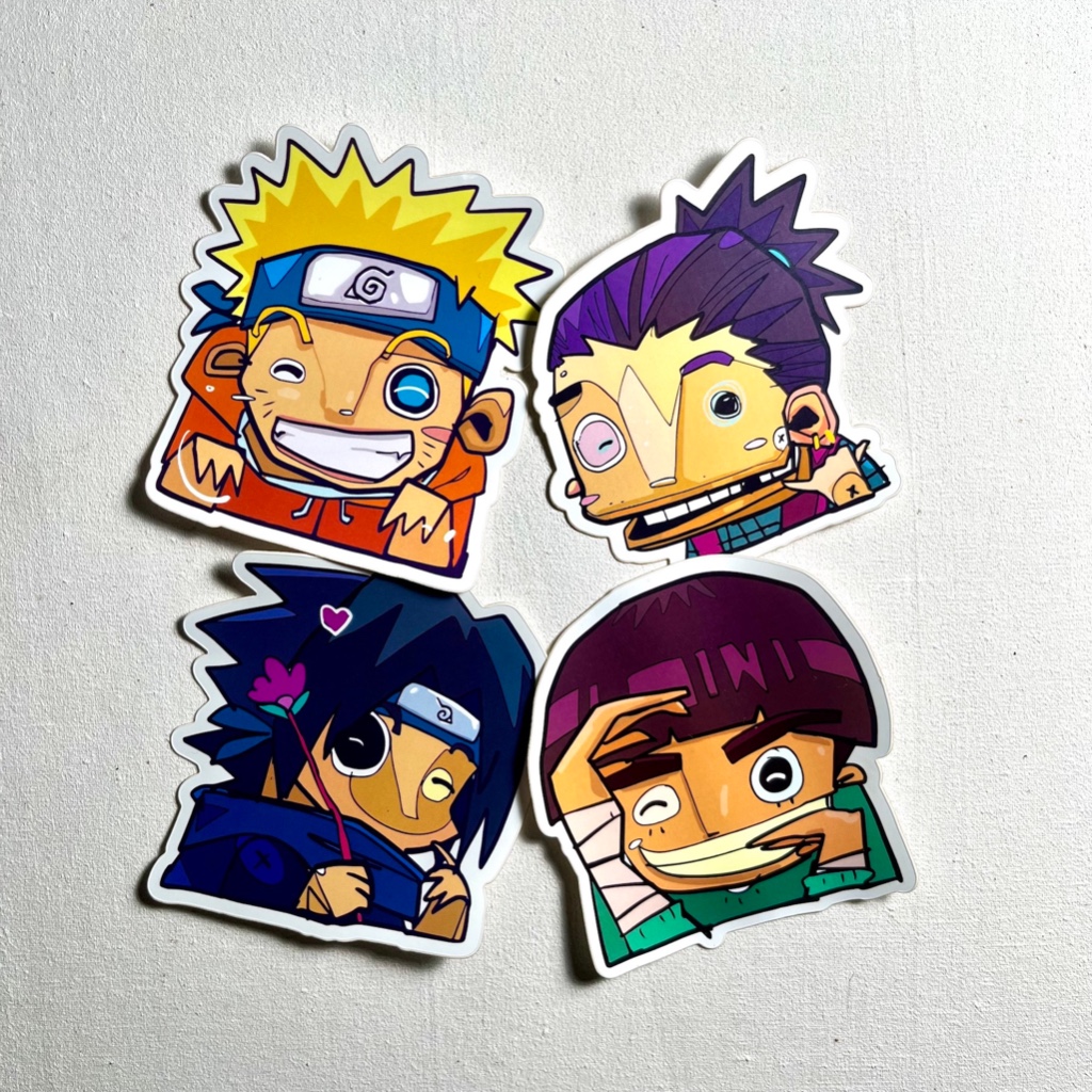 

PROMO!!! HOKGSTUDIO STIKER PACK NARUTO ISI EMPAT LIMITED EDITION