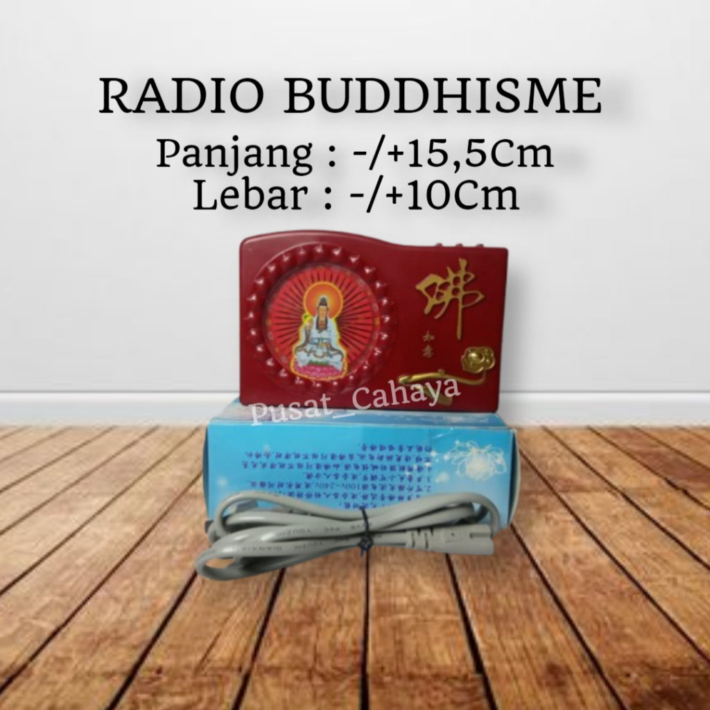 Radio Pemutar 62 Musik Sembahyang Buddisme Listrik dan Baterai