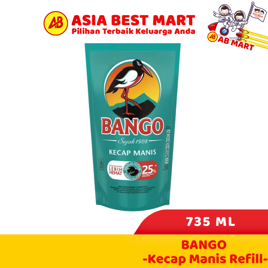 

Bango Kecap Manis Refill 1000g/735 mL